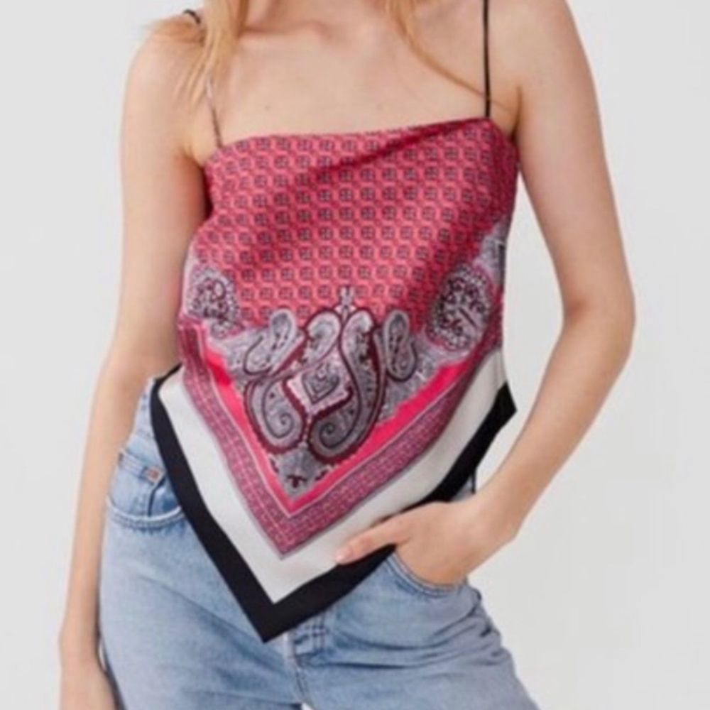 ZARA Scarf top